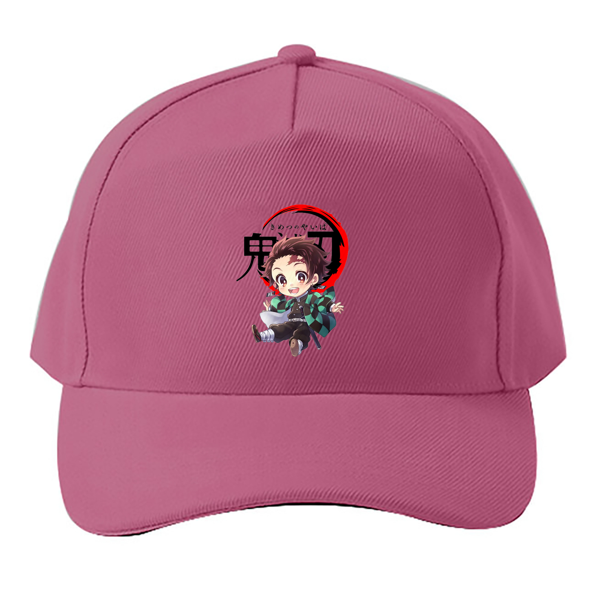 （画像用） 鬼滅の刃 竈門 炭治郎／かまど たんじろう Kamado Tanjirou ベースボールキャップ 綿100％ 男女兼用 帽子 スポーツ